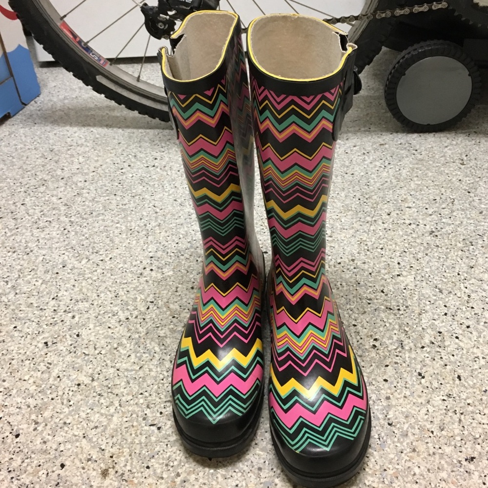 Fun rain boots