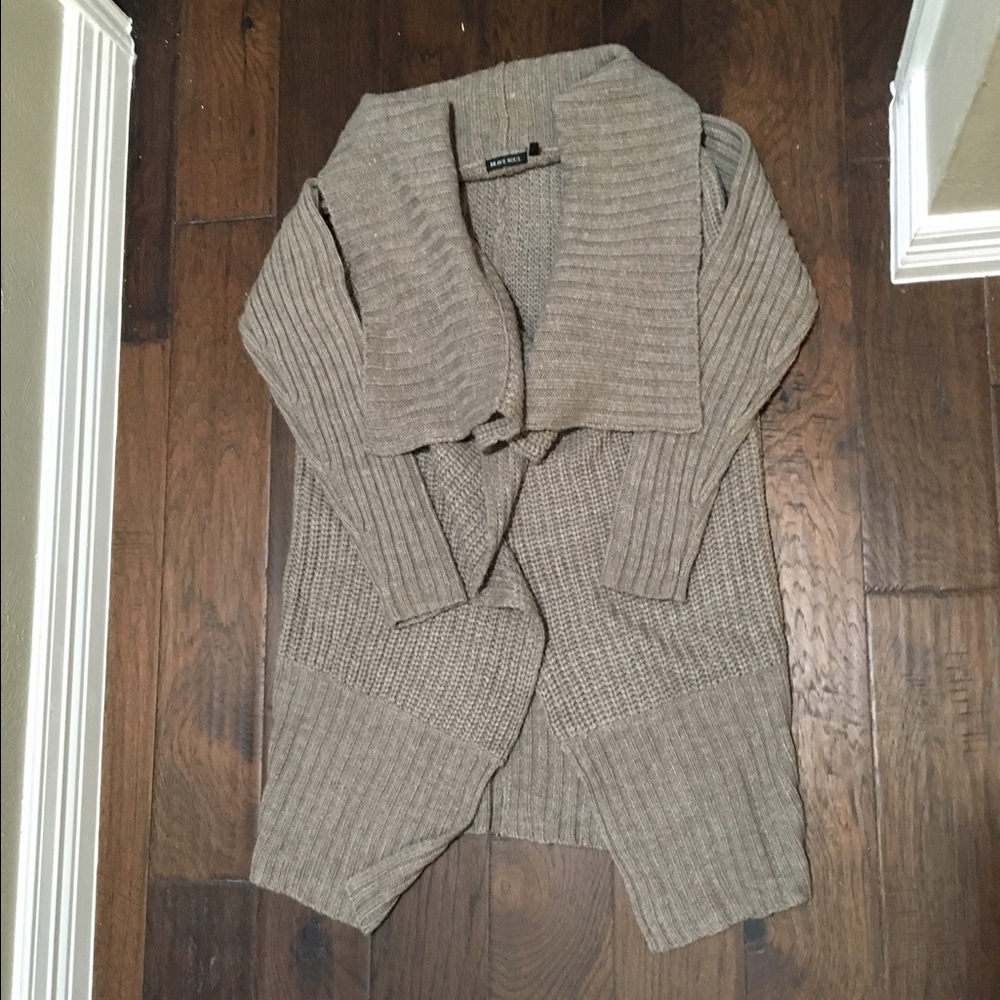 Chunky open knit cardigan
