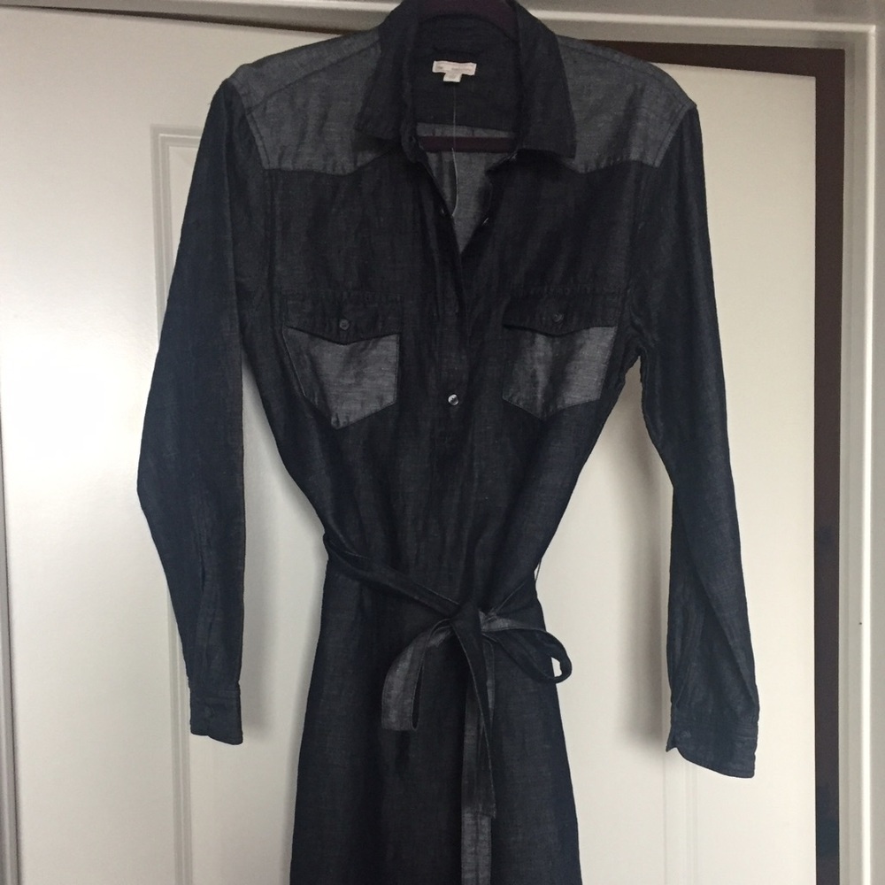 Chambray Shirt Dress