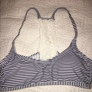 Halter Bikini Top w/ Lace