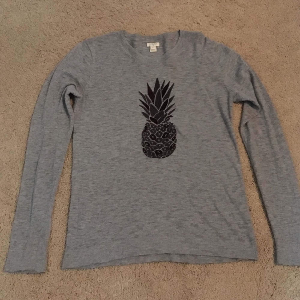 J. Crew pineapple sweater
