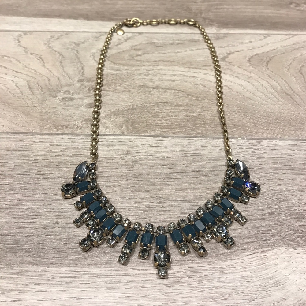 J. CREW JEWELED STATEMENT NECKLACE