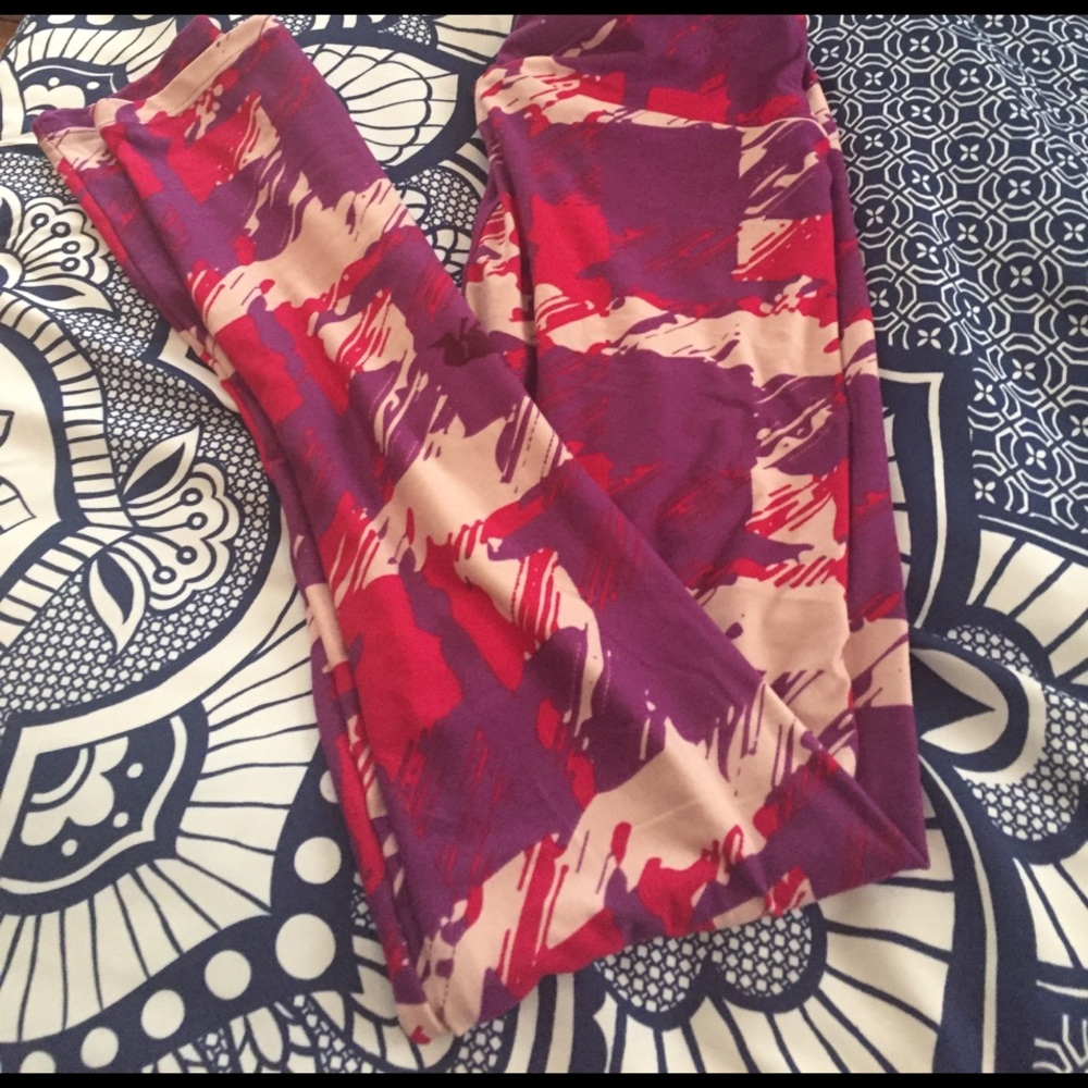 Unicorn Pink and Purple Lularoe Leggings