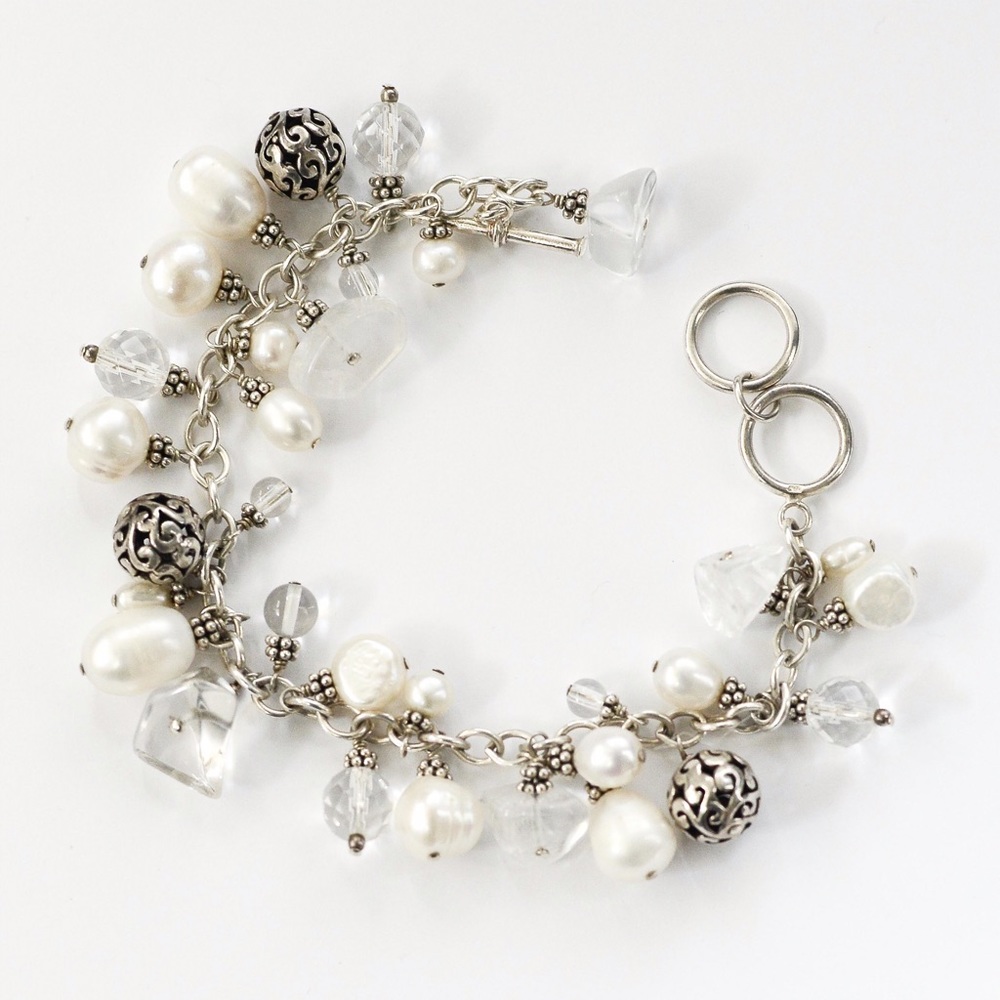 Silpada Pearl and Crystal Bracelet Retired