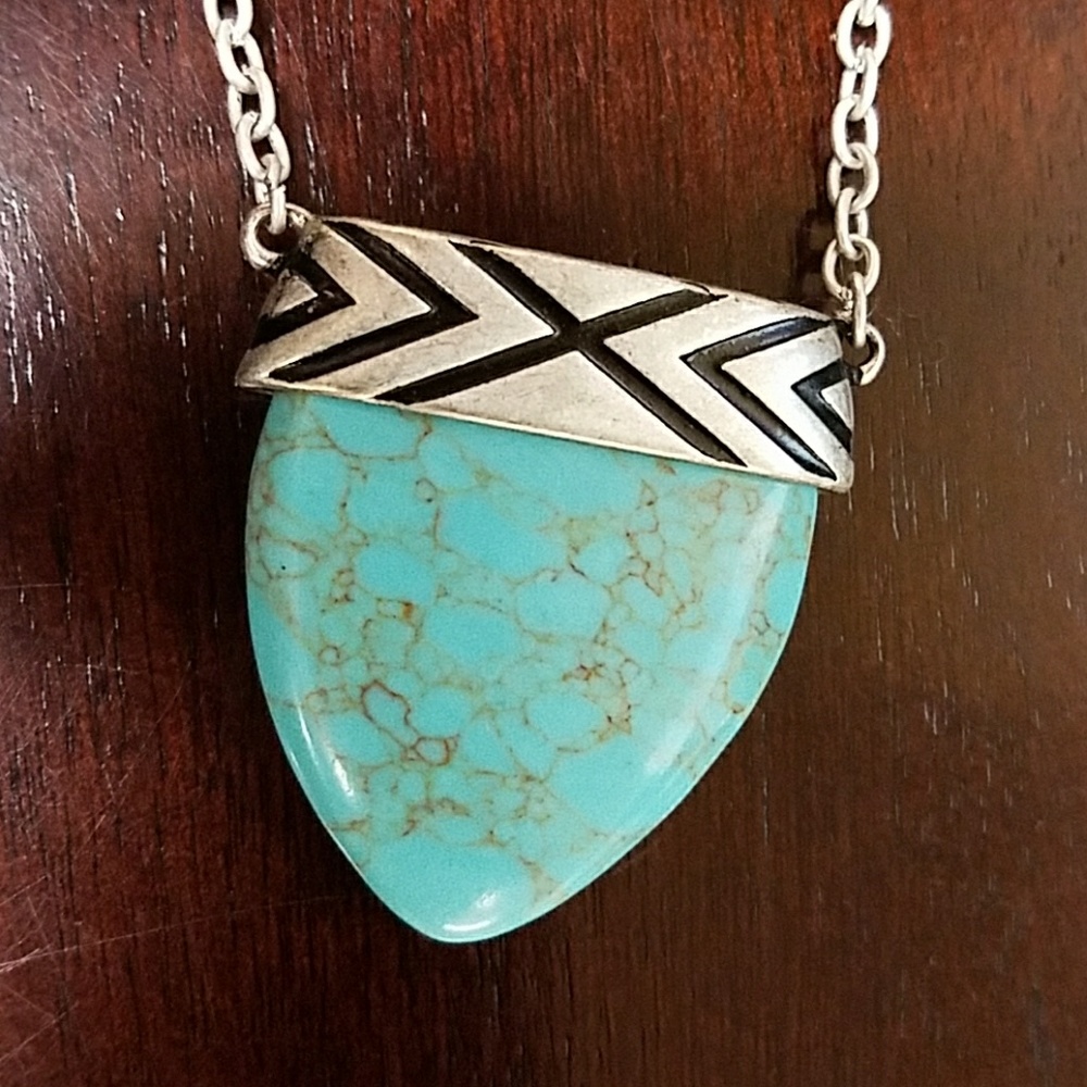 Turquoise 12"-16" adjustment chain