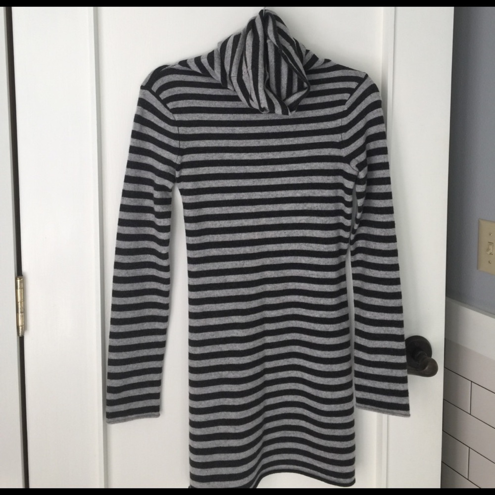 Aqua cashmere dress