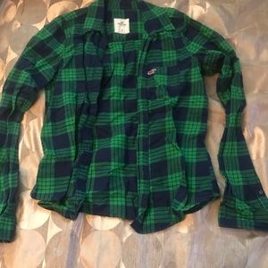 Hollister long sleeved flannel