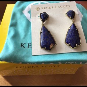 Kendra Scott Carey Earrings in Lapis