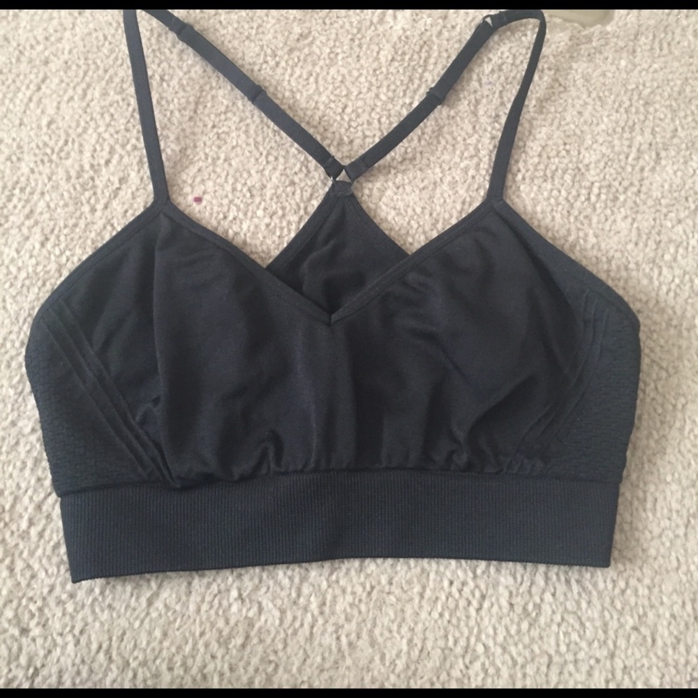 A non padded sports bra