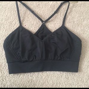 A non padded sports bra
