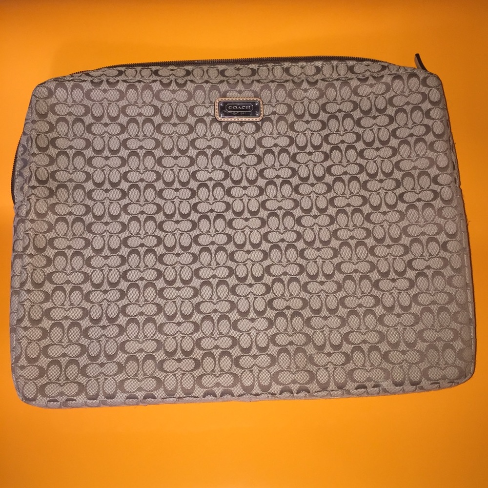 Authentic COACH laptop case