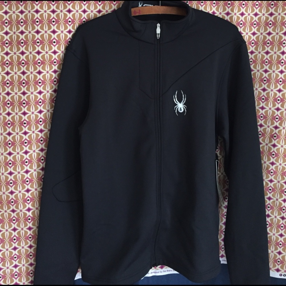 Spyder fleece jacket in black