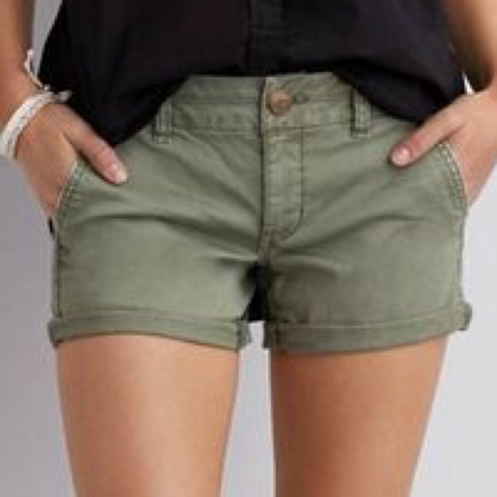 American Eagle Outfitters Green Shorts