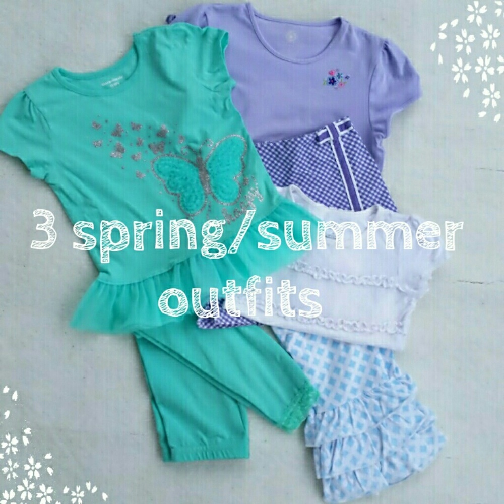 3 Spring/Summer Outfits 4-4t