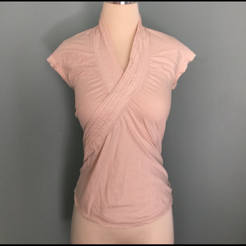 Collection PRIVEE blush cotton blouse sz 42