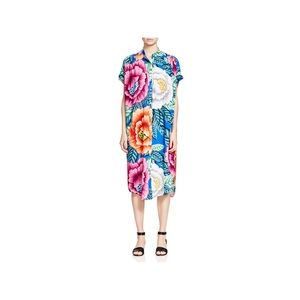 Mara Hoffman Tropical Print Shirt Dress