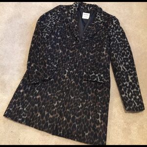 SOLD!!! NWT Women's Leopard Print Mid Length Coat
