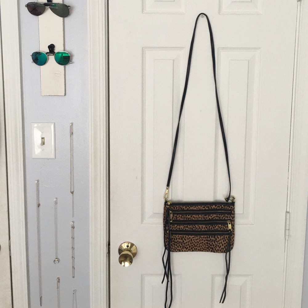 Rebecca Minkoff cheetah crossbody bag