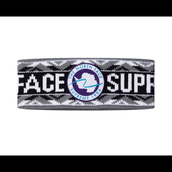 north face supreme headband