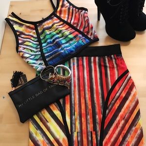 W.O.W  Couture Bodycon Top & Skirt Set