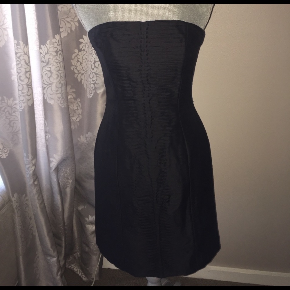 Betsey Johnson silk black dress.Gorgeous and even better on! Great classic lines