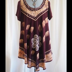 Flowing Dress / Tunic / Swimsuit Coverup