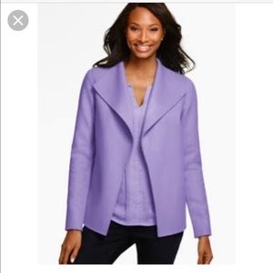 talbots double faced wool jacket