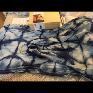 Sakura bloom shabd shibori triangles