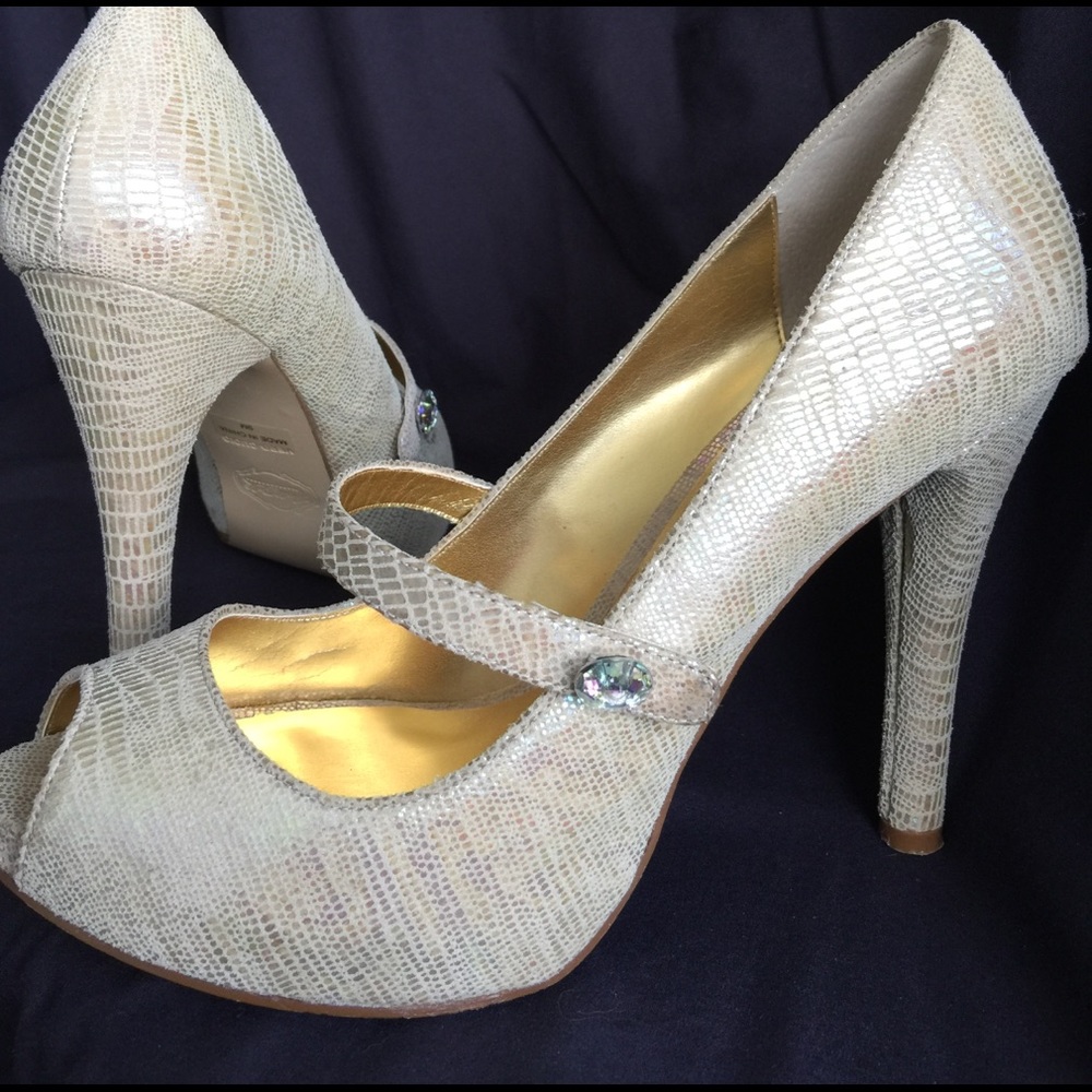 Peep Toe  5 inch Heel