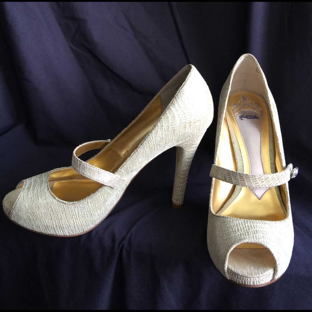 Peep Toe 5 inch Heel - Picture 3 of 7