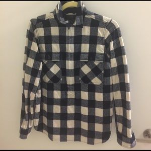 J. Crew buffalo check shirt-jacket