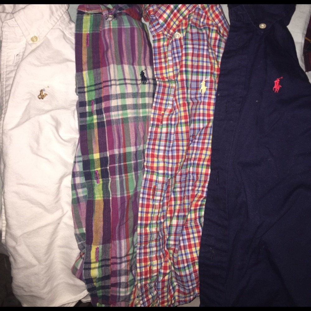 Polo Ralph Lauren lot 3T button down shirts