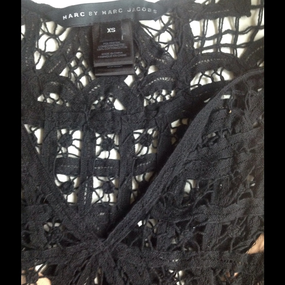 Marc by Marc Jacobs Black Lace Overlay Dress - Picture 5 of 7