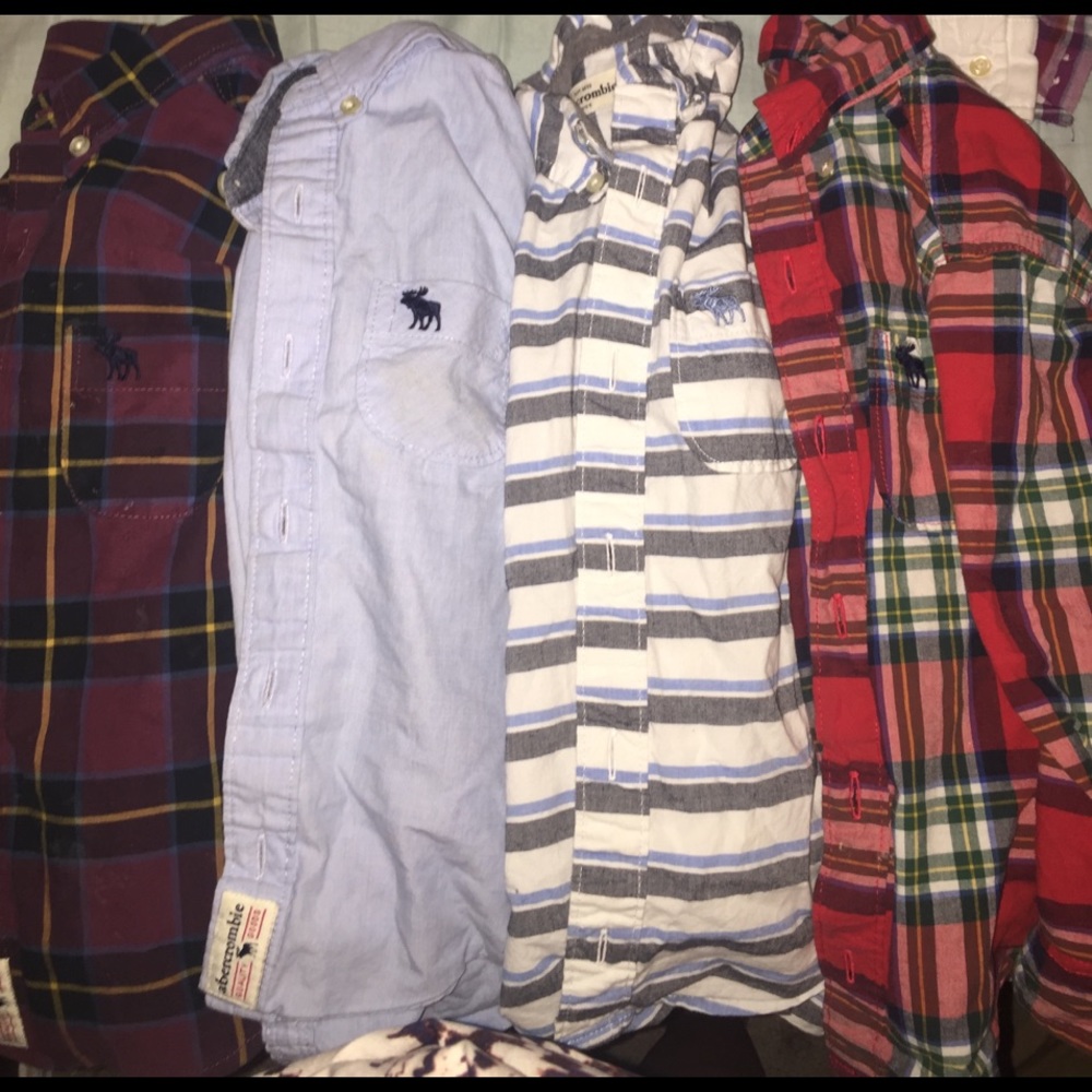 Abercrombie Kids polo button down shirts size 3-4