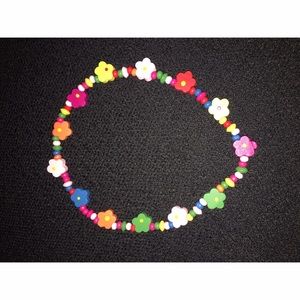 Accessories - Girls Wooden flower Necklace and Bracelet Set Accessories - Girls Wooden flower Necklace and Bracelet Set