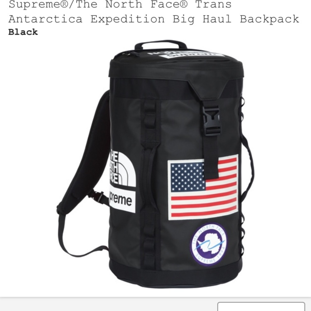 SOLD: Supreme x TNF trans Antarctic backpack