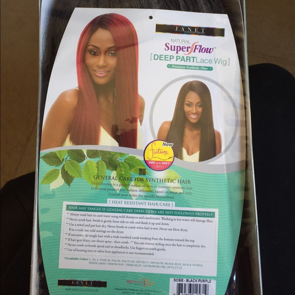 Janet Collection Sosie wig in white grey