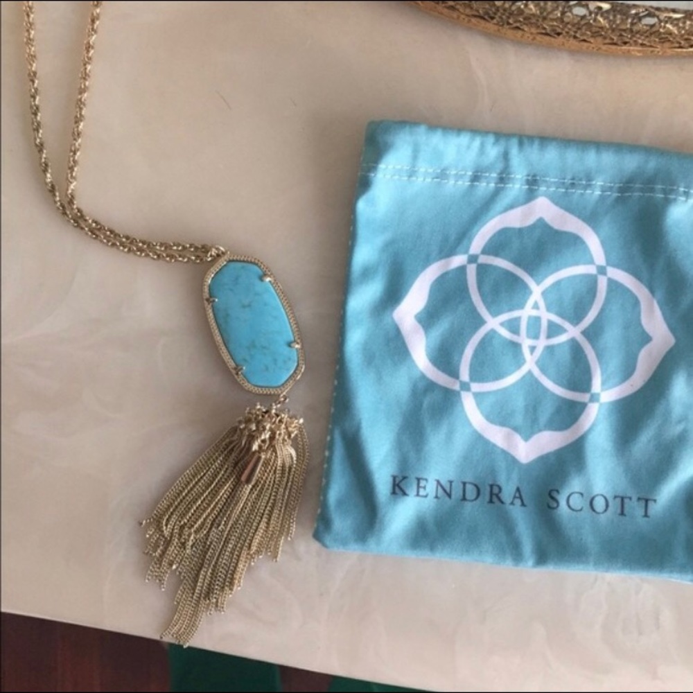 Kendra Scott Turquoise Rayne Necklace