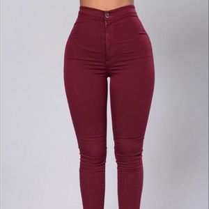 Super High Waist Denim Skinnies