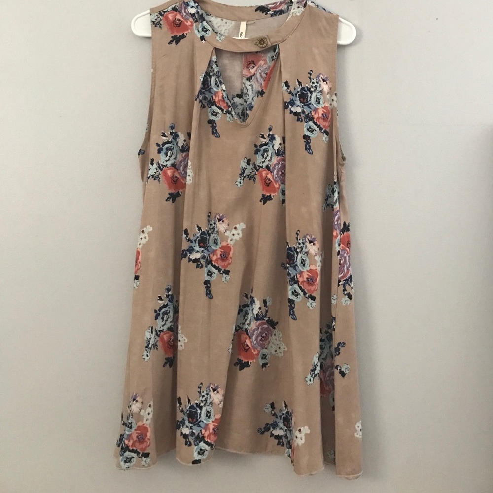 Floral tunic.