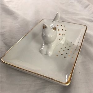 ❗️SALE❗️Ceramic Cat Jewelry Holder