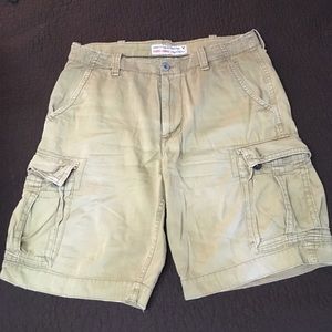 Mens American Eagle Tan Cargo Shorts size 38