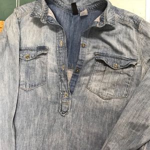Jean long shirt