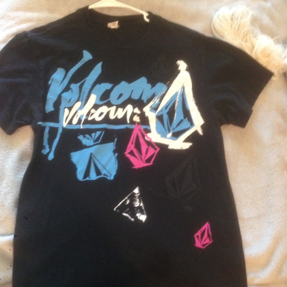 Men's volcom polo shirt med black
