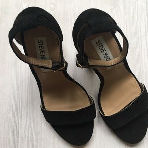 Steve Madden Carson Black Suede