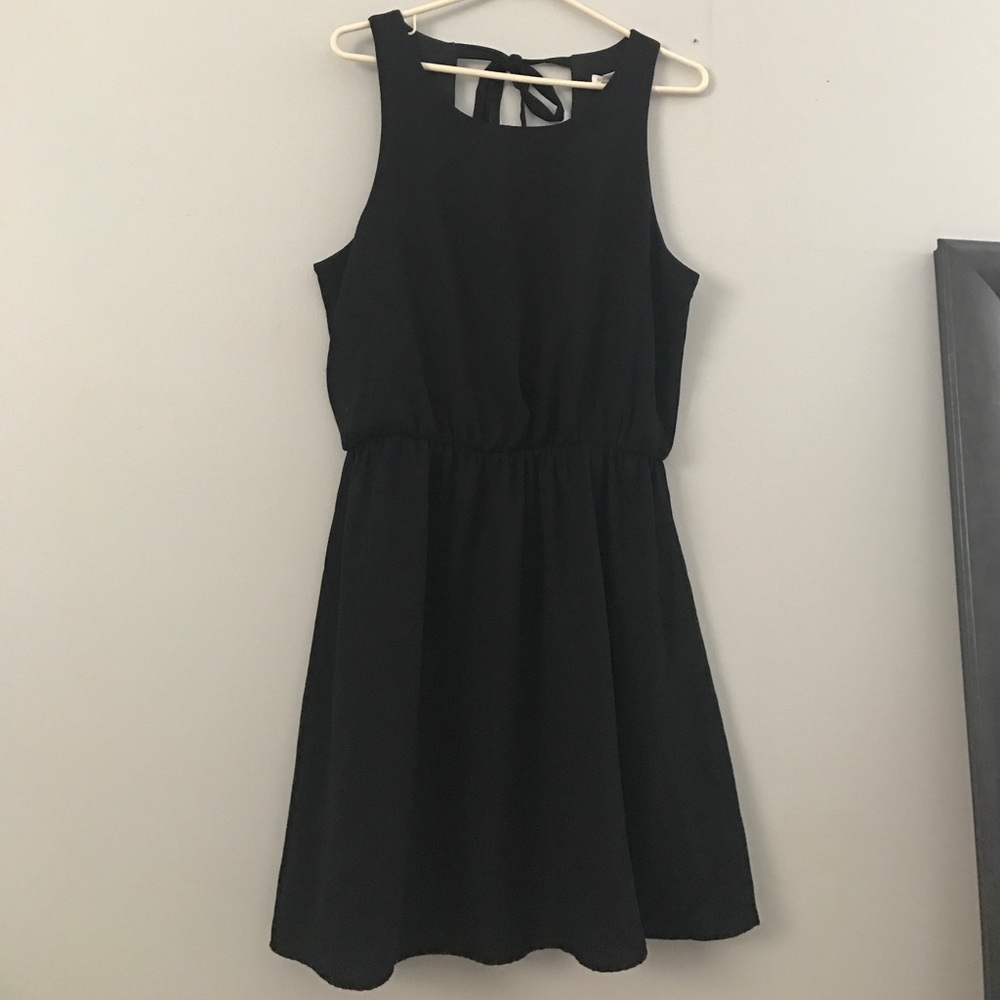Black dress.