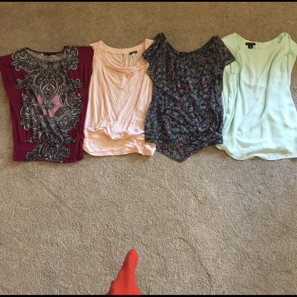 Summer Dress Shirts Sz SM-L all fit like Medium