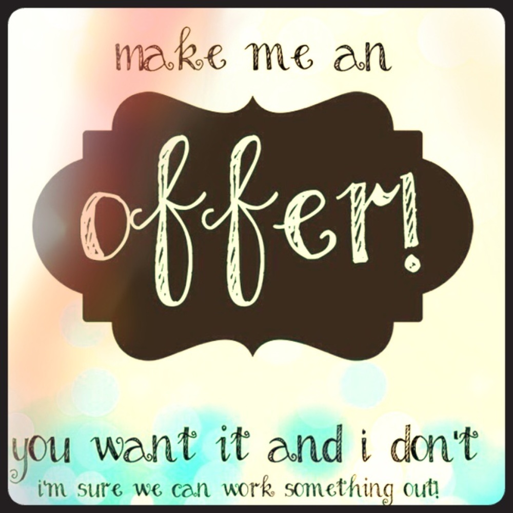 Make me an offer!