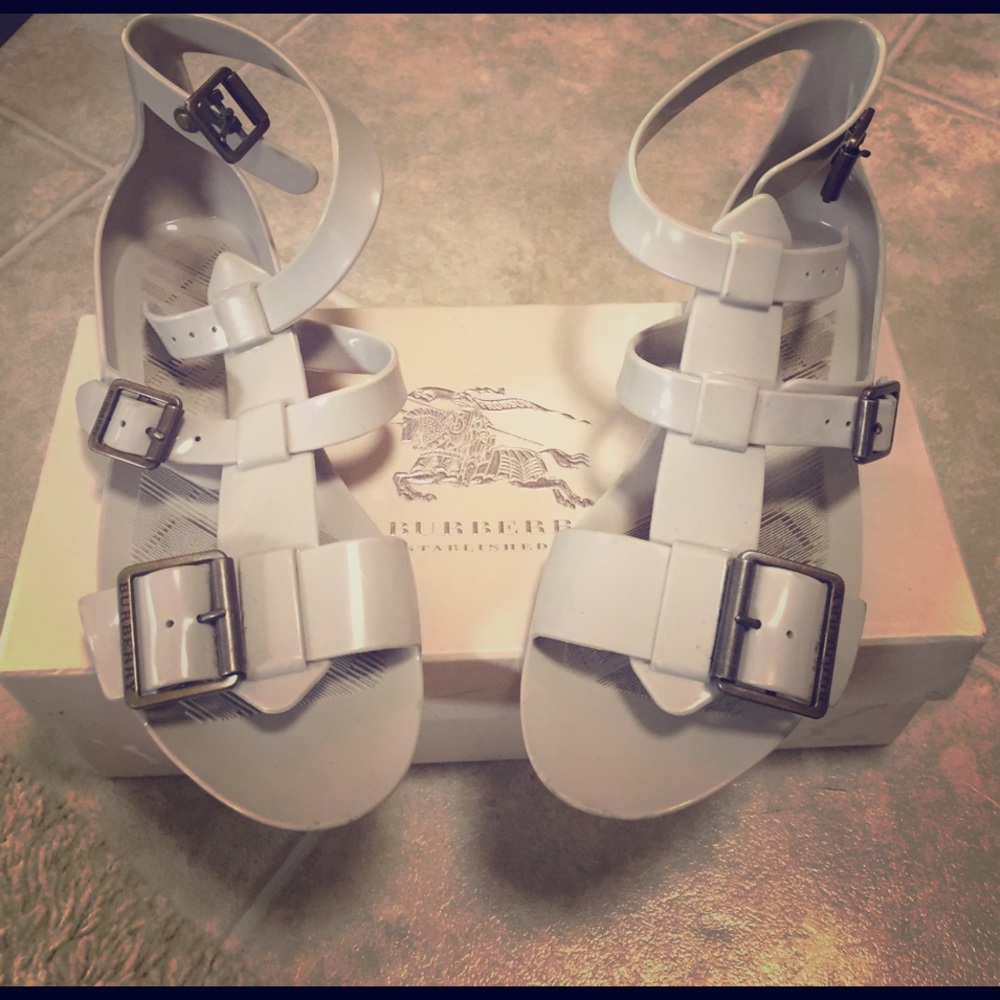 BURRBERRY jelly sandals
