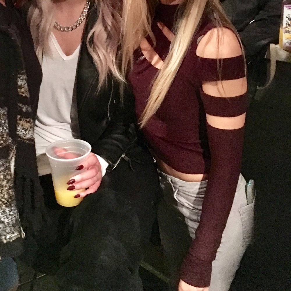 Cutout sweater